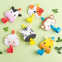 Children blow roll blowing dragon whistle kindergarten cartoon safety telescopic cute blowing small whistle creative birthday toy