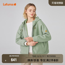 LAFUMA Leify leaf women loose casual double-sided velvet fleece jacket wide version warm top LFJA0CR86Y