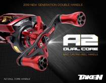 TAKEN DUAL CORE SS 85MM A2 90MM DOUBLE SANDWICH CARBON BRAZING Water Drop Wheel Retrofit Rocking Handle