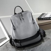 Hong Kong Tide brand shoulder bag female 2021 New Korean light Fashion large capacity Travel wild backpack computer bag