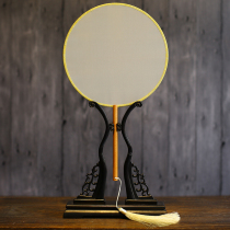 Silk blank fan blank hand painting diy fan embroidery transparent palace fan handmade fan cloth palace fan