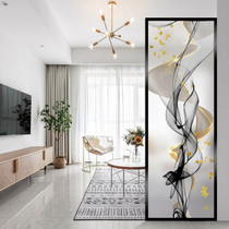Customized electronically controlled atomized glass partition office living room screen electronic dimming smart art frosted tempered