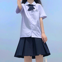 Thai school uniform Nano taboo girls college style JK uniform shirt Mens and womens short sleeves Thai box pleated skirt suit