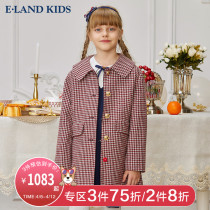 eland kidsClothing childrens clothing 2022 Spring new girls sweet and beautiful ladies thousands of birdies