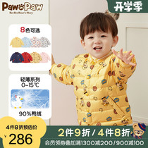  PawinPaw cartoon bear childrens clothing 21 years autumn and winter new men and women baby light down jacket 90 duck down short