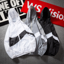 Sunscreen clothes mens ultra-thin breathable summer coat trend students loose handsome couple jackets casual air-conditioning clothes
