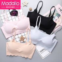 Unscented underwear small sling integrated bra without steel ring sports vest wrapped chest girl beautiful back bra thin collection
