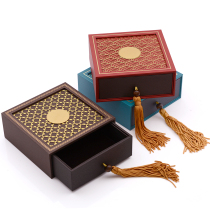 High-grade ancient method gold bracelet box drop box Jade wenplay jade bracelet box necklace box gift box