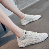 Gulvdinel casual leather high-top small white shoes women 2021 new womens shoes Joker sports Gaobang
