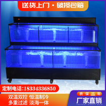 Customized hotel supermarket hotel fish tank commercial mobile glass seafood pond shellfish pond fish fish special lobster fish tank