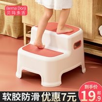 Childrens foot stool Baby foot chair stool Small bench Hand washing table step Childrens stool Non-slip foot stool Standing stool