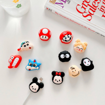 Cartoon cute data cable protective cover Apple mobile phone charging cable protection artifact anti-breaking and anti-breaking wire protection cover Huawei oppo Xiaomi vivo Android Universal Charger Protection head