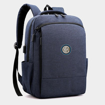 Inter Milan shoulders large capacity outdoor backpacks schoolbags Inter Milan fans souvenir surrounding