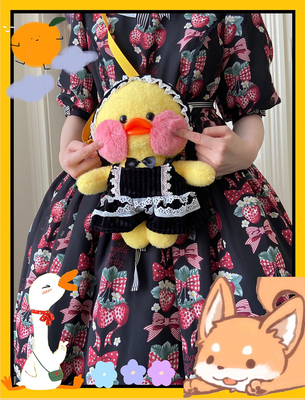 taobao agent [Clearance spike] Xingfu Song original design cooperation model Tu Duck Hyaluronic acid duck plush lolita bag