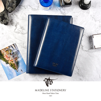 TIMEBOX imitation leather loose-leaf business leather notebook exquisite simple portable storage hand account A5 medium 6-hole binder B5 large work record gift box enterprise gift customization