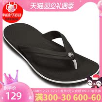 Crocs Carlochi flagship store men and women shoes Flip-flops flat breathable Sandals sandals non-slip slippers 11033