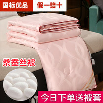Silk quilt 100% mulberry silk spring and autumn quilt air conditioner summer quilt thin wedding thickened winter quilt core