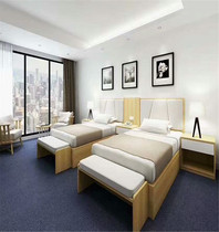 Hotel furniture TV cabinet hotel chain business hotel single room standard bed full set of custom modern simplicity