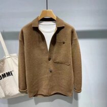 New pure knit coat of Japanese autumn winter new pure knit coat of cashmere high neck knit knit sweater
