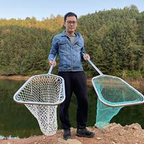 Stainless steel Transforming Thickening Integrated Fishing Nets Super Sturdy Fish Fishing Fishing Gear Web Pocket Scribe Nets Big Numbers