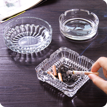 European style personality creative large crystal glass ashtray Living room Office Internet cafe Hotel room ashtray