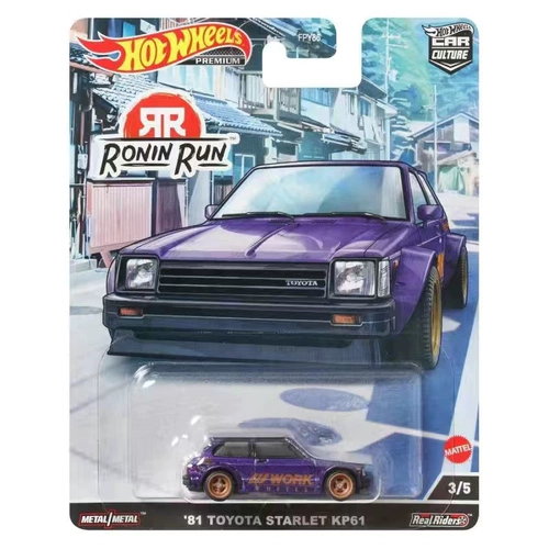 Hotwheels Hotwheels Авто культура Ronin Run Theme Totyota Starlet KP61
