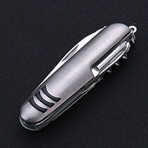 Outdoor multi-function folding Swiss knife Multi-function field combination knife Fruit knife screwdriver Stainless steel