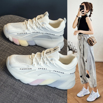  Hongxing Erke womens shoes 2021 new summer all-match casual running sports shoes spring and autumn tide ins dad shoes women