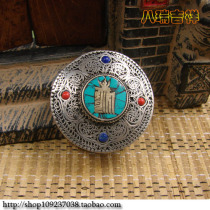 Nepal pure handmade copper silk silk ten-phase free Gabu box amulet