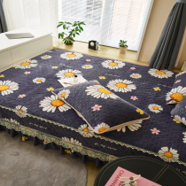 Tatami bed sheet sandwich Crystal velvet non-slip winter thickened northeast large Kang cover 2021 new milk velvet bed cover