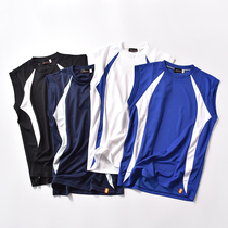 Foreign trade Men Summer quick-drying fabric sports vest T-shirt jacket sleeveless jersey