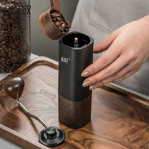 Hand-cranked steel core coffee bean grinder Household hand-punching single product grinder Small portable grinder Manual appliance