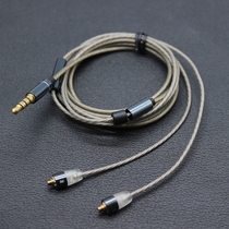 Universal silver plated headphone upgrade cable SE215 315 535 846 UE900 MMCX jack headphone repair cable