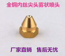 All copper inner wire dust removal nozzle tip fog nozzle agricultural greening industrial dust removal factory direct sales