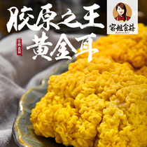 Rong sister food mushroom fresh golden ear 500g gold ear Shunfeng air transport colloidal multi lotus seed soup Gutian Specialty yellow fungus