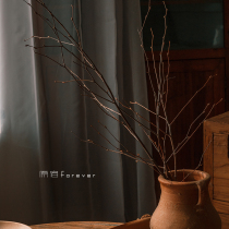 Natural dried branches Chinese retro forest decoration dried branches dried flowers with flower arrangement dried branches bed and breakfast ornaments Birch branches