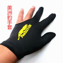 Billiard gloves Three-finger billiards dedicated gloves for men and women left and right hands black table golf club Glove Billiard accessories