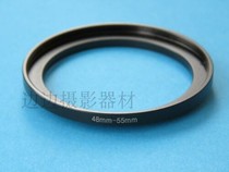 48-55mm adapter ring 48mm lens connection 55mm filter 48 external thread turn 55 internal thread small turn large