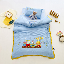 Class A 60 long velvet cotton childrens three-piece set kindergarten quilt quilt nap six-piece cotton kit