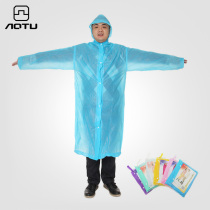 Bump outdoor fashion raincoat thickened wear-resistant long-term use cycling hiking camping raincoat one