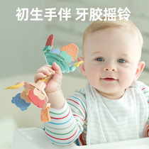 Baby toys rattling newborn childrens educational early education grasp can bite tooth gum 0-3-6 months baby 1 year old one