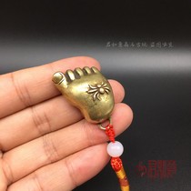 Solid copper - meticulous piece of brass fat feet spider beautiful meaning copper - crashed key button