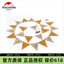 Naturehike Camping Atmosphere Triangle Campaign Party Decoration Festival Team Birthday Little Flag