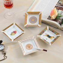 Eurostyle Ceramics Trumpet Ashtrays Creativity Personality Mens Book Room table Office Living room swing pieces