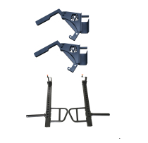 Squat frame accessories Platform pedal SELF-RETRACTING double push arm 75*75MM SQUARE tube SUITABLE