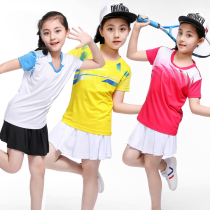 2021 short-sleeved badminton suit for men and women badminton suit quick-drying breathable volleyball jersey table tennis uniform