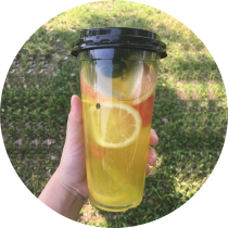 Disposable 90 caliber transparent milk tea plastic cup 400 500 600 700 ml1000 only packing light Cup