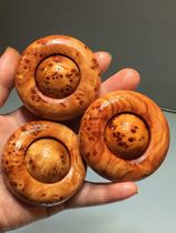Sichuan Liangshan Cliff Cypress Transfer Pearl Handlebar Play Purple Light Sandalwood Transfer Pearl Solid Wood Red Wood Transfer Ball Handball Health Care Ball