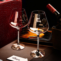 High-grade household lead-free crystal wine glass goblet wine glass decanter 2 luxury gift box set