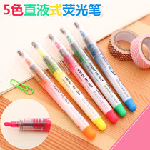 Del S618 direct-type highlighter students take notes